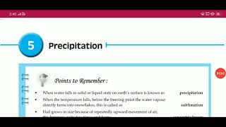 Answers Precipitation chapter 5 geography class 9 free digest answers [upl. by Haela]