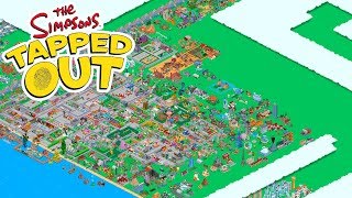 The Simpsons Tapped Out  Town Portrait Feature  Take a Screenshot of Your Entire Town [upl. by Sinne195]