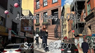 NYC APARTMENT HUNTING  20002500 budget  area included [upl. by Airel245]