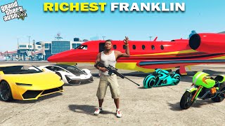 GTA 5  Franklin Become Richest Person In Los Santos in GTA 5 [upl. by Ketti153]