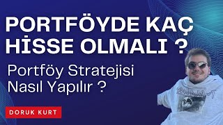 Portföyde Kaç Hisse Olmalı [upl. by Ellecrad]