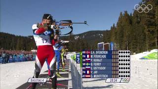 Ustyugov  Mens Biathlon  15KM Mass Start  Vancouver 2010 Winter Olympic Games [upl. by Iznyl]