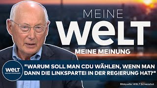 MEINE MEINUNG quotWarum soll man die CDU wählen wenn man dann die Linkspartei in der Regierung hatquot [upl. by Coit551]