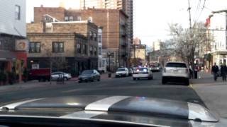 Weehawken NJ Police responding Code 3 41914 [upl. by Tandy51]