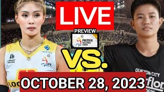 F2 LOGISTICS VS GERFLOR LIVE  OCTOBER 28 2023  PREVIEW pvl2023 pvlallfilipinoconference2023 [upl. by Ahsimet]