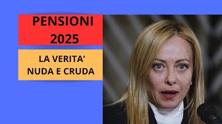 NOVITA SULLE PENSIONI 2025 [upl. by Herman388]