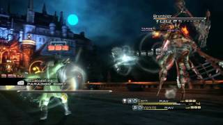 Final Fantasy 13 Sazh amp Vanille vs Brynhildr Eidolon Tutorial Chapter 8 boss [upl. by Neenaej]