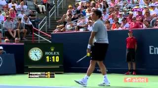 ▶ HIGHLIGHTS ROGERS CUP MONTREAL 2013 Raonic Vs Pospisil SF [upl. by Adnarem]