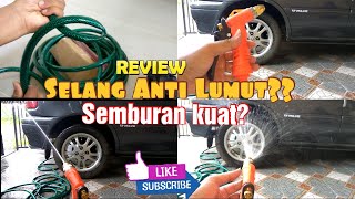 REVIEW SELANG AIR ANTI LUMUT PROPELLER 12 inchi DAN KEPALA SEMPROTAN AIR [upl. by Eikcor]