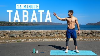 16 MINUTE TABATA WORKOUT  FullBody  No Equipment w Ash Crawford [upl. by Latsyrhc]