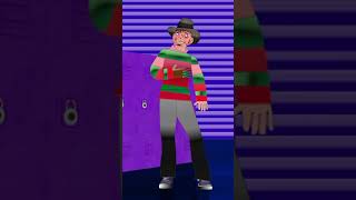 Freddy Krueger Nightmare on Elm Street Halloween animation [upl. by Nickey]