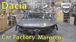 Dacia Sandero Production Tangier Morocco Car Factory Assembly Plant [upl. by Eanwahs404]