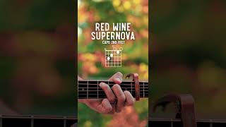 Red Wine Supernova Chappell Roan Guitar Tutorial  Red Wine Supernova Guitar Lesson [upl. by Yelyak]