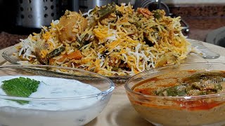 Veg Biryani Recipe at Home  Restaurant Style Flavor [upl. by Violette]