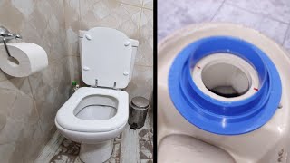 Como instalar Inodoro o retrete paso a paso Como instalar WC o Taza de baño [upl. by Anaeda]