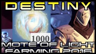 Destiny⎟Motes Of Light Farming⎟Best Way Public Events 2016 HD [upl. by Mattson]