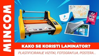 Mašina za plastifikaciju  Laminator [upl. by Anaihr]