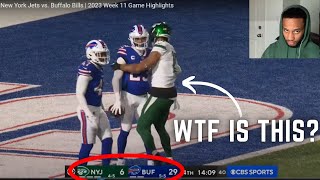 HEATED Jets Fan REACTION To New York Jets vs Buffalo Bills  2023 Week 11 Game Highlights [upl. by Faustena603]