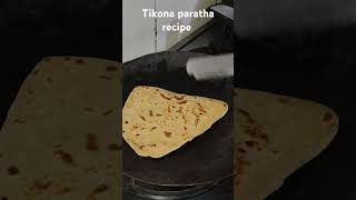 Ghee waale parathe tikona paratha recipe paratharecipe shortvideo [upl. by Ainel]