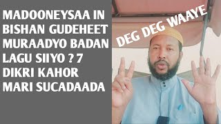 MADOONEYSAA IN MUDO GAABAN MURAADYO BADAN AT LEHEED LAGUUGU SAHLO  HAA KAHOR MARI DUCADADA 7 DIKRI [upl. by Benjie]