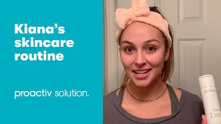 Everyday acnefighting skincare routine  proactiv [upl. by Mylander131]