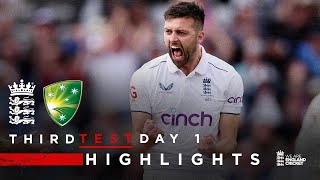 Wood Takes 534 amp Marsh Hits Ton  Highlights  England v Australia Day 1  LV Insurance Test 2023 [upl. by Nerine]