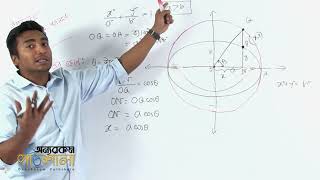 13 Parametric Coordination of an Ellipse  উপবৃত্তের পরামিতিক স্থানাংক [upl. by Eiltan]