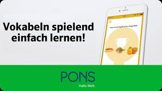 Spanisch lernen mit der BildwörterbuchApp von PONS [upl. by Sion]