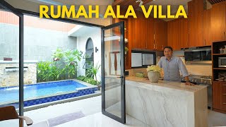 Renovasi Rumah Nuansa Villa di Tengah Kota [upl. by Navonoj394]