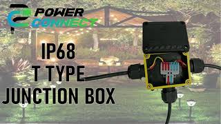 Junction Box Installation T type IP68 [upl. by Pollock]