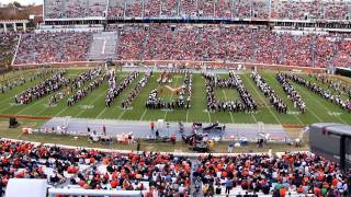 Spotlight EditUVA Cavalier Marching Band Halftime Show Band Day 11 02 2013 [upl. by Uoliram]