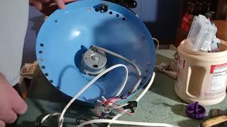 1950s 6jc2418 Wizard hassock fan  motor transplant part 3 [upl. by Accebor]