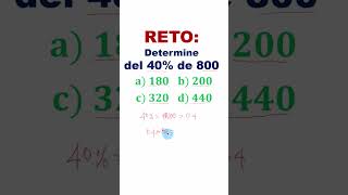 Reto resuelto  40 de 800 maths [upl. by Eatnohs713]