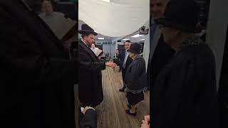 Koblentzer Rebbe siddur kiddushin at Scheiners in Monsey NY [upl. by Odie]