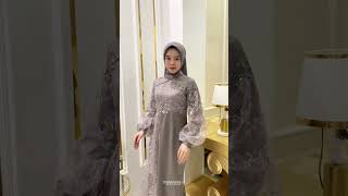 Claretta Dress 💖dresslebaran dresscantik dressmewah dresselegant dresshariraya dresskondangan [upl. by Ricky]