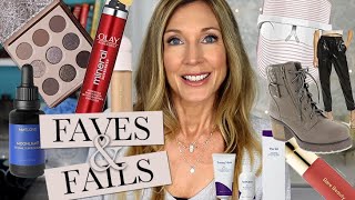 Faves  Fails New Maelove Serum Olay Sunscreen Taupe Palette Faux Leather Pants October 2020 [upl. by Ynar]