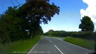 Unmarked Dyfed Powys Police car on blue lights near Tregaron in Ceredigion CymruWales 27624 [upl. by Suisyola]