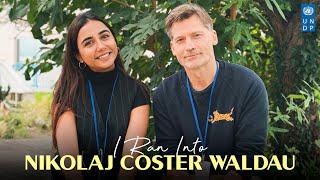 I ran into Nikolaj Coster Waldau  UNDP  RealTalkTuesday  NYC  MostlySane [upl. by Eanat]