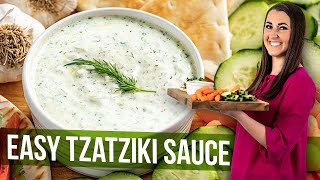 Easy Tzatziki Sauce [upl. by Mccafferty583]