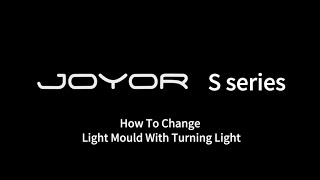 JOYOR S Series Electric Scooter 丨How to replace the lamp holder with a rotating lamp [upl. by Consuelo]