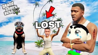 GTA 5  FRANKLIN AND CHOP LOST IN THE OCEAN GTA 5 MODS [upl. by Anilahs]