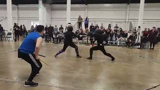 SoCal Swordfight 2024 TierB Rapier amp Dagger Gold Medal Match [upl. by Olivette]