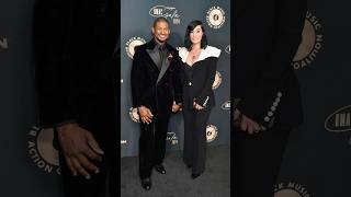 Usher Suits Up in Burberry and Wife Jennifer Shows Strong Shoulders in Sergio Hudson Blazer at BMAC [upl. by Irrok]