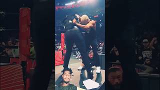 roman reigns as rock and Cody Rhodes as Seth Rollins fight seen shorts reels wwe youtubeshorts [upl. by Cherry]