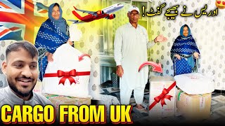 Idrees Azam Nay Beja Huge Cargo 😍🇬🇧 Surprise For All Family  Humare Ami Abu [upl. by Neirrad]