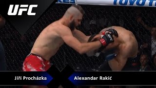 UFC 300 higlights Jiří Procházka CZE vs Aleksandar Rakić AUT [upl. by Nylatsyrc]