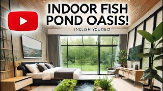 Indoor Fish Pond Oasis Bringing Nature Inside the Home [upl. by Vivie]