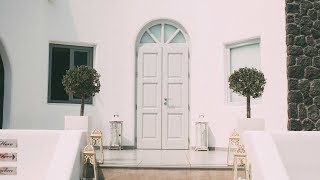 Felicia amp Andres Santorini Greece Wedding [upl. by Himelman]