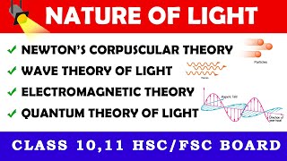 X XI Physics Ch9  NATURE OF LIGHT  Newtons Corpuscular Theory Wave Theory UrduHindi [upl. by Kiri166]