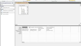 Query a campi incrociati con Access 2010 [upl. by Lednik]